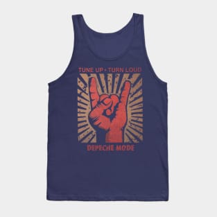 Tune up . Turn loud Depeche Mode Tank Top